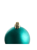 Beliani 100er-Set Weihnachtsbaumkugeln VANERN in Bunt/Gold