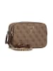 Guess Noelle Umhängetasche 20 cm in latte logo-brown
