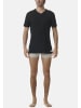 Adidas Sportswear Unterhemd / Shirt Kurzarm Active Core Cotton in Schwarz / weiß / grau