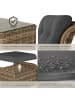 tectake Aluminium Rattan Gartenlounge für 2 bis 4 Personen, kein Aufbau