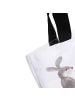 Mr. & Mrs. Panda Stofftasche Hase Igel ohne Spruch in Weiß