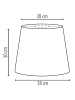 Licht-Erlebnisse Lampenschirm in Ecru