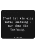 Mr. & Mrs. Panda Maus-Pad Spruch Trost Umarmung mit Spruch in Schwarz