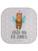 Mr. & Mrs. Panda Bierdeckel Bär Zahnfee mit Spruch in Grau Pastell