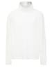 keepsuwarm Herren Fleecepullover in Optik Weiss