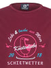 SCHIETWETTER SCHIETWETTER T-Shirt Hanni Herzstück in bordeaux