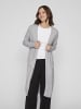 Vila Strickjacke in Light Grey Melange