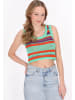 myMo Women Top in turquoise multicolor