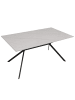 MCW Esszimmertisch O5 Marmor-Optik 160 cm, Weiß