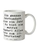 Mr. & Mrs. Panda Kaffeetasse Spruch 101 Geburtstag mit Spruch in Weiß