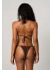 Moda Minx Bikinihose Nautilius Shell Ruched Tie Side Bikini Bottoms in brown