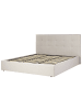Beliani Doppelbett LORIENT in Beige - (W) 197 x (H) 112 x (L) 216 cm