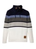 WITT WEIDEN Rollkragenpullover in marine-ecru-gestreift