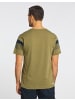 Joy Sportswear Rundhalsshirt MATTIA in fern green melange