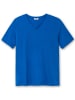 sheego V-Shirt in kobaltblau