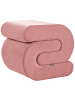 Beliani Pouf ARCADIA in Rosa - (W) 45 x (H) 48 x (L) 50 cm