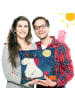 Mr. & Mrs. Panda Kissen Einhorn Hexe Design ohne Spruch in Weiß