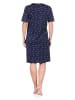 NORMANN kurzarm Nachthemd - 73253 in marine