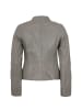 JILANI Lederjacke Lammnappa in Grau