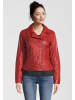 H.I.S Lederjacke mit Reverskragen in RED