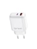 Wisam Teltech Ladegerät GaN3 USB / USB-C 45W + Kabel USB-C - USB-C 1m PD