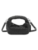 Les Visionnaires Greta Micro weave Handtasche Leder 20 cm in black