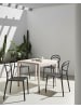 Beliani 4er-Set Gartenstuhl COVOLO in Schwarz