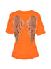 Roberto Geissini Cross-Wings T-Shirt Orange