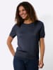 WITT WEIDEN Kurzarm-Pullover in marine