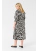 KAFFE curve Kleid KCamina Regular fit in Grey Leopard