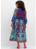 sheego by Joe Browns Maxikleid in blau gemustert