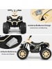 COSTWAY 12V Elektro Kinderquad mit Scheinwerfer in Beige