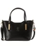 Florence Florence Handtasche Leder schwarz ca. 24cm
