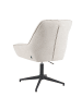 DUBI Möbel 2er-Set: Bürostuhl Mika-Yara in Creme - (B)60 x (H)85 x  (T)68 cm