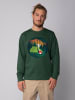 wat? Apparel Sweatshirt Zelten in Bottle Green