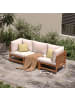home24 Loungeecke Bayton in Beige / Braun
