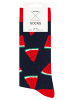 Vincent Creation® Bunte Fun Socken Farbenfrohe Freizeitsocken Damen & Herren in Melone