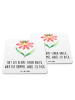 Mr. & Mrs. Panda Bierdeckel Hummel Blume mit Spruch in Weiß