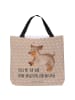 Mr. & Mrs. Panda Tote Bag Hund Dackel mit Spruch in Hundeglück