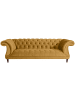 58 aufm Kessel CHESTERFIELD Sofa 3-Sitzer Kaylin Samtvelours mais