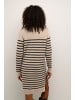 Kaffe Kleid KAjuno Regular fit in Feather Gray Mel/ Black Stripe