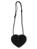 collezione alessandro Umhängetasche " Herz " in schwarz