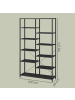 VASAGLE Bücherregal Barnet in Schwarz - (B)100 x (H)170 x (T)30 cm