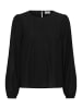 Kaffe Langarm-Bluse KAvivy Regular fit in Black Deep