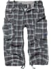 Brandit Brandit Cargo Shorts in darkgrey/purple