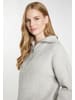 DreiMaster Damen Strickpullover in Grau Melange