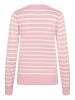 SAINT TROPEZ Strickpullover MilaSZ Gerade Passform in Pink Nectar/Ice Mel Stripe