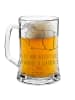 Mr. & Mrs. Panda Bierglas Meerschweinchen Weisheit mit Spruch in Transparent
