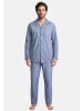Seidensticker Pyjama Classic Fil a Fil in Nightblue