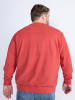 Petrol Industries Sweater mit Aufdruck in Plus Size Journey in Rot